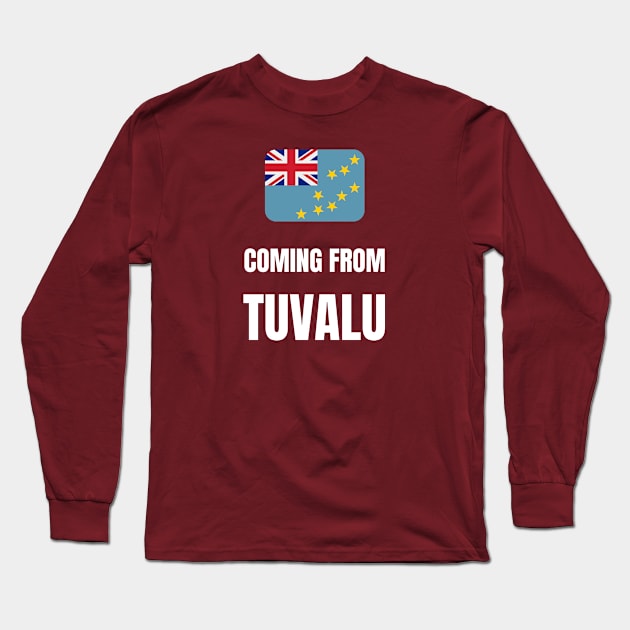 Coming from Tuvalu Long Sleeve T-Shirt by InspiredCreative